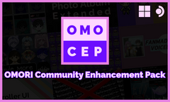 Small banner for mod OMORI Community Enhancement Pack