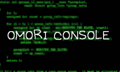 Small banner for mod OMORI Console