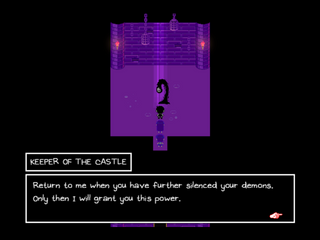 If one of them is not unlocked, then you get this dialogue instead, and you get no choices to transform the castle.