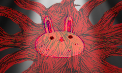 Small banner for mod OLD GOD BUNNY LEAKED (OMG I TURNED IN TO AMONG US)
