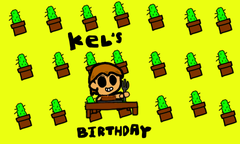 Small banner for mod Kel's Birthday!